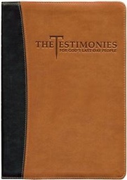 [RP2058-9] Testimonies for The Church vol 1-9 (Leather-soft-brown; with zipper))